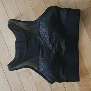 Zyia Black Flower Power All Star Bra